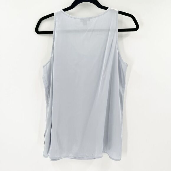 Ann Taylor Sleep Tank Top Womens Size S Pale Blue Scoop Neck Lightweight Soft - Picture 2 of 4